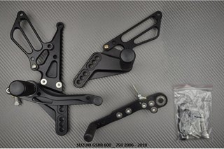 Estriberas retrasadas GSXR 600 / 750 2006 - 2010