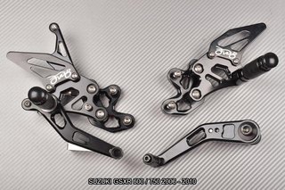 Estriberas retrasadas GSXR 600 / 750 2006 - 2010