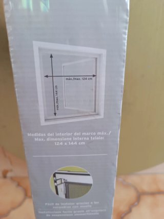 Mosquitera de aluminio para ventana 130x150