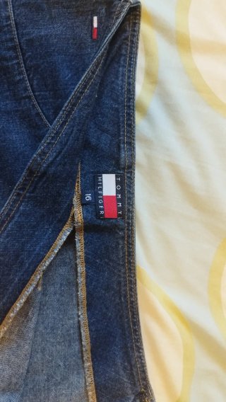 Falda vaquera mini Tommy Hilfiger azul