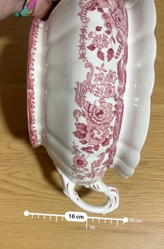 Antigua Sopera La Cartuja Serie Rosa