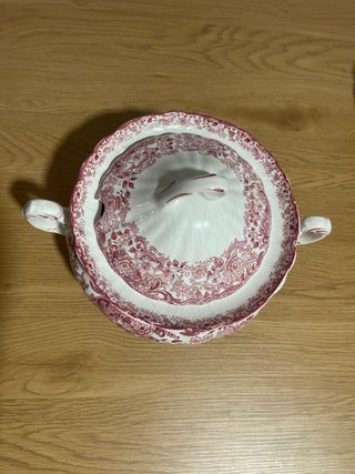 Antigua Sopera La Cartuja Serie Rosa