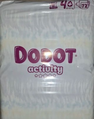 Pañales Dodot Activity Talla 4+ (10-15kg)