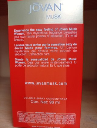 Colonias Jovan Musk de COTY para Mujer