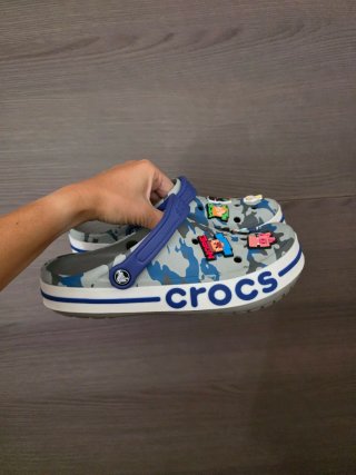 Crocs Talla 39-40 (25 cm) Camuflaje Minecraft