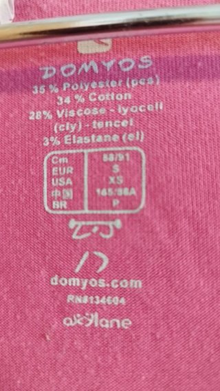 Camiseta deportiva Domyos rosa
