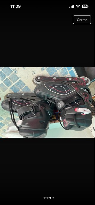 Patines en línea negros