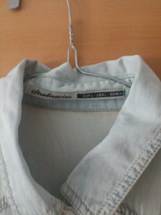 Camisa vaquera Stradivarius Talla L