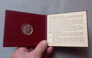CARTERA 500 LIRAS PLATA SAN MARINO 1976. FDC.