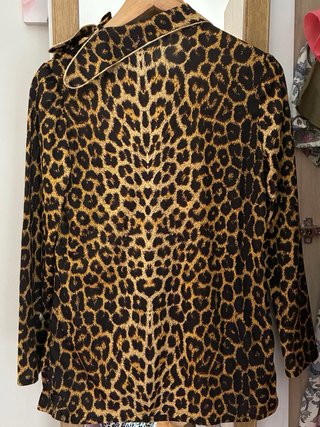 Blusa Leopardo Vintage Talla M