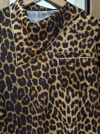 Blusa Leopardo Vintage Talla M
