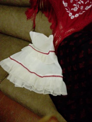 Conjunto Baturra Rojo y Blanco