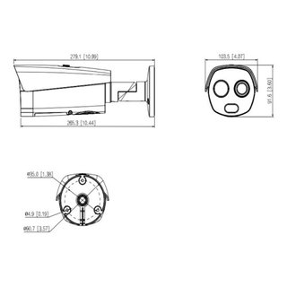 Cámara Dahua Híbrida Térmica IP Bullet