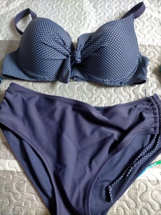Bikinis Talla Única Azul y Multicolor