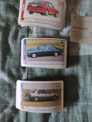 Colección cromos coches 89