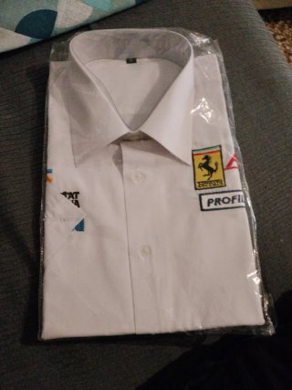 Camisa Oficial Ferrari Blanca