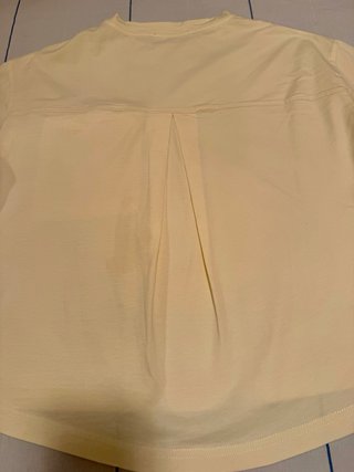 Camiseta Mango Mujer Amarilla