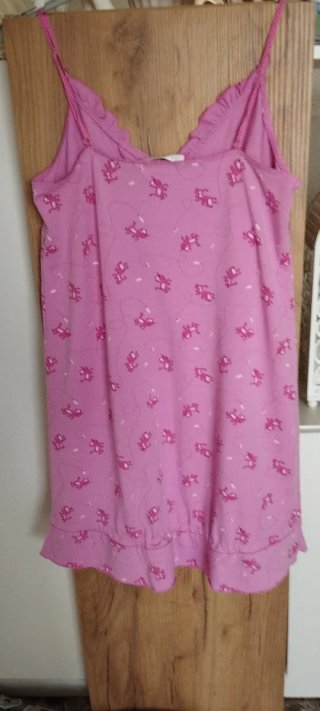 Camisón tirantes rosa con perros