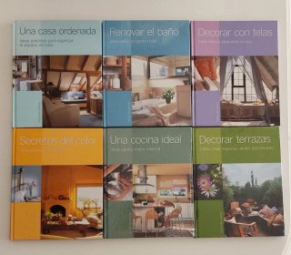 Colección de libros de decoración