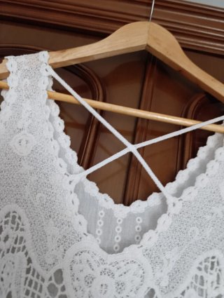 Blusa blanca bordada,tipo ibicenca