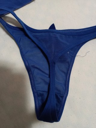 Conjunto picardías azul
