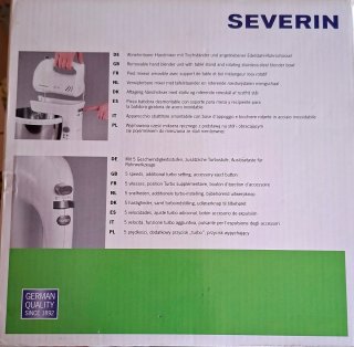 Batidora amasadora Severin 300W