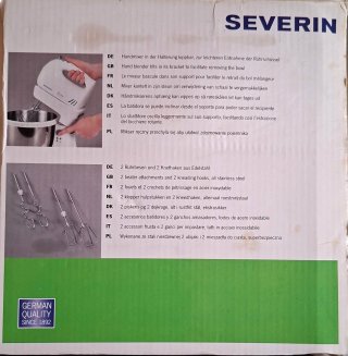 Batidora amasadora Severin 300W