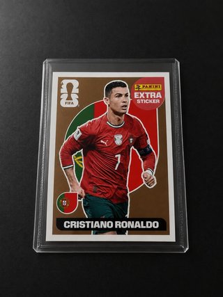 Cromo Cristiano Ronaldo Bronce Panini Extra Stiker