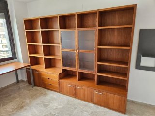 Escritorio y Librería Modular Madera