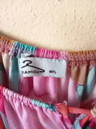 Vestido Talla M/L estampado