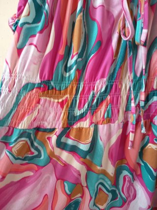 Vestido Talla M/L estampado