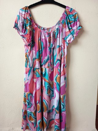 Vestido Talla M/L estampado