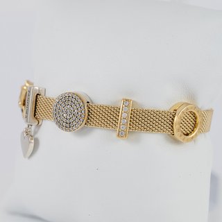 Pulsera Pandora Reflexions Baño Oro 18k