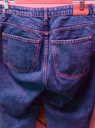 Jeans Mom Bershka Blu