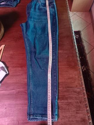 Jeans Mom Bershka Blu