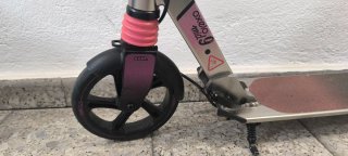 Patinete Plegable Morado y Negro