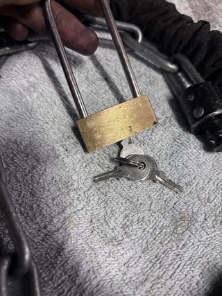 Catena con Lucchetto di Sicurezza