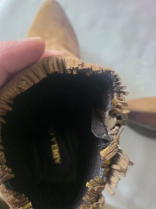 Botines terciopelo tacón Fresu talla 41