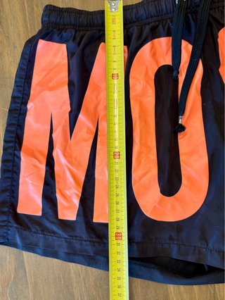 Bañador Moschino Swim Negro y Naranja Talla L