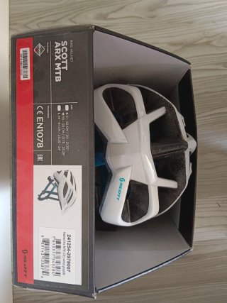 Casco Scott Arx MTB Bianco Taglia M