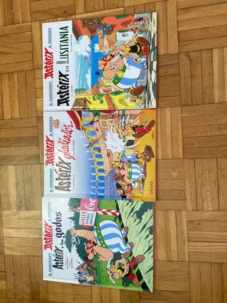 Libros Asterix 3, 4 y 41