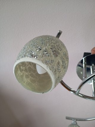 Lámpara de techo moderna, 3 focos.