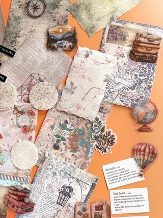 Kit Scrapbooking Vámonos de Viaje 50 artículos