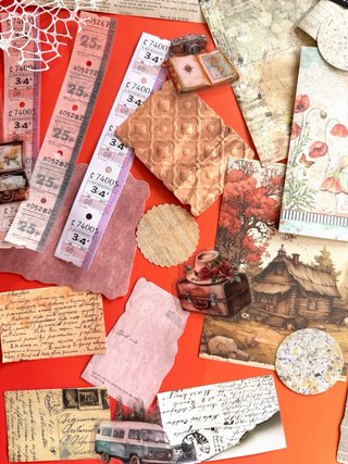Kit Scrapbooking Vámonos de Viaje 50 artículos