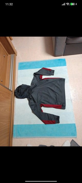 Sudadera Nike Gris/Rojo Vintage