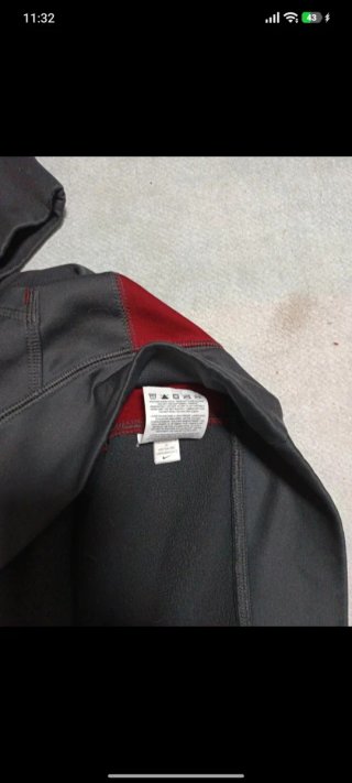 Sudadera Nike Gris/Rojo Vintage