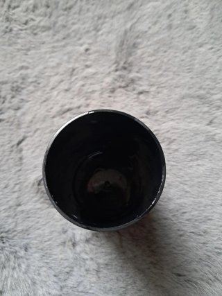 Set Bagno Nero Scanalato Moderno