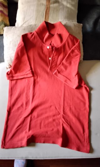 Polo Mango Hombre Rojo