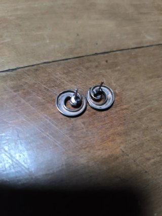 Pendientes plata espiral