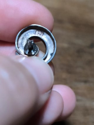 Pendientes plata espiral